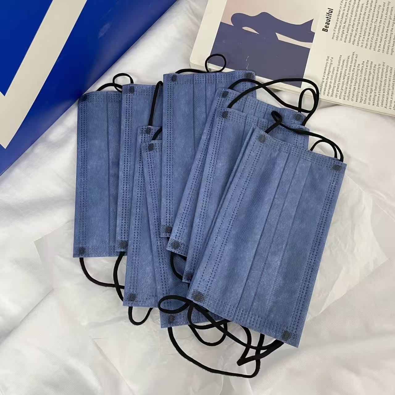Fast Delivery! 300Pcs Thickene - Disposable Mask Blue ulasan dan harga